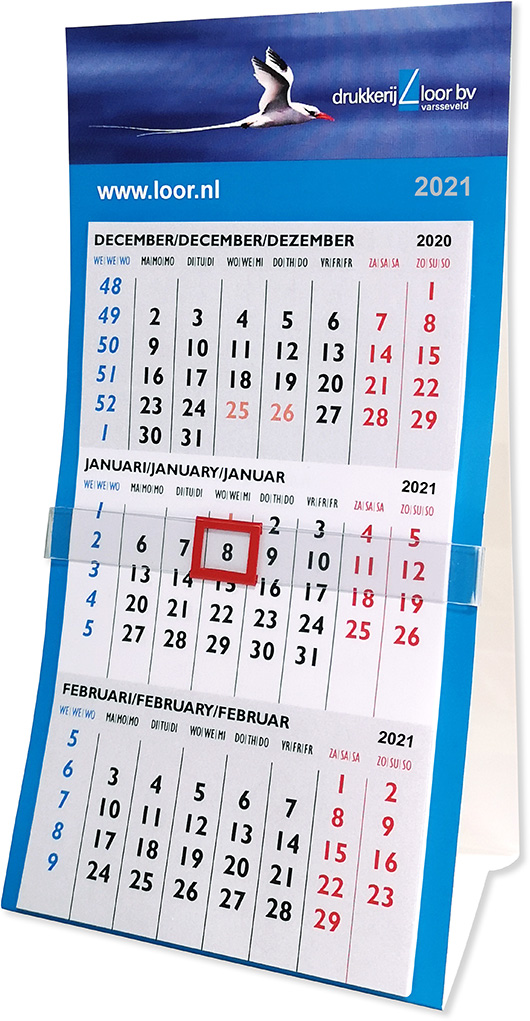 miniplanner, minikalender, tafelkalender, tafelplanner